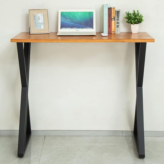 Table Legs 40 inch Set of 2, Bar Height Counter Metal Steel Tall Desk Base Steel for Kitchen Living Room or Outdoor (24W x 39.4H)
