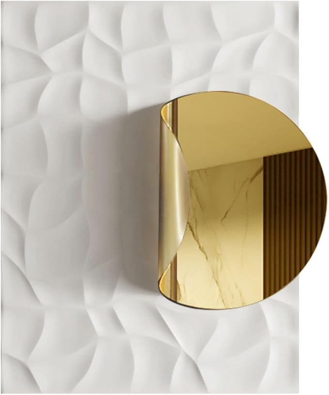 homary Large Modern Metal Wall Art, 3D Geometric Gold Abstract Rectangle Wall Sculpture, Contemporary Wall Hanging Decor for Living Room, Bedroom, Office, Entryway