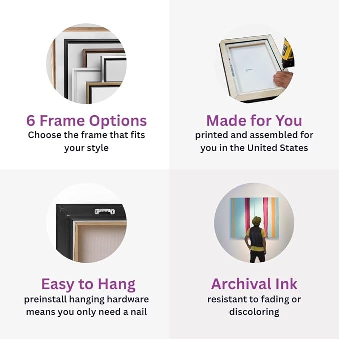 CANVAS ON DEMAND Broken to Beautiful 5 Black Float Framed Canvas Wall Art Print by Erin Ashley, Abstract, Contemporary, Home Decor, Modern Abstract, Artwork,16" x20in