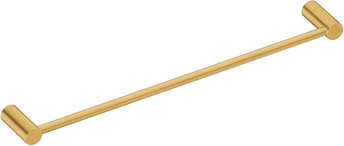 Moen Align Brushed Gold 24-Inch Modern Single -Towel Bar, YB0424BG