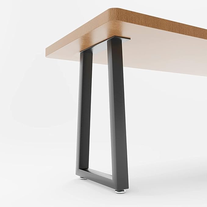 Metal Table Legs 28”Height 17.7”Wide Heavy Duty Desk Legs DIY Furniture Legs for Dining Table,Coffee Table,Office Desk Set of 2