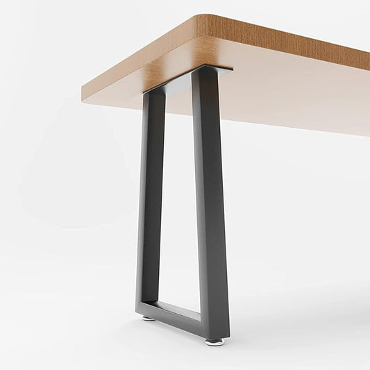 Metal Table Legs 28”Height 17.7”Wide Heavy Duty Desk Legs DIY Furniture Legs for Dining Table,Coffee Table,Office Desk Set of 2