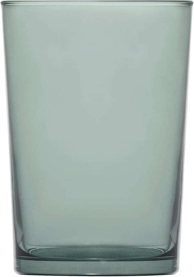 LAV Pastel Mint Green Highball Glasses, 17.25 oz, Colored Beverage, Water Cups, Juice, Cocktail, Beer, Ice Tea, Iced Coffee Glass, Tumbler for Home, Parties, Everyday Use | Set of 4
