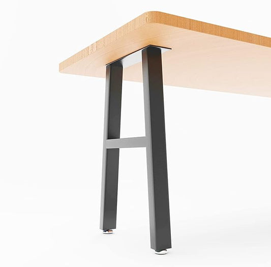 Metal Table Legs 28”Height 17.7”Wide Heavy Duty Desk Legs DIY Furniture Legs for Dining Table,Coffee Table,Office Desk