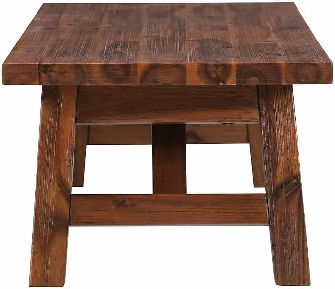 Boraam Rasmus Accent Plant Table - Chestnut Wire-Brush Finish