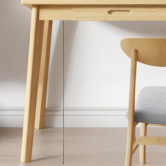 DELLMAO Writing Computer Desk Office Desk Computer Table Study Writing Desk with 2 Drawers for Home Office Modern Furniture