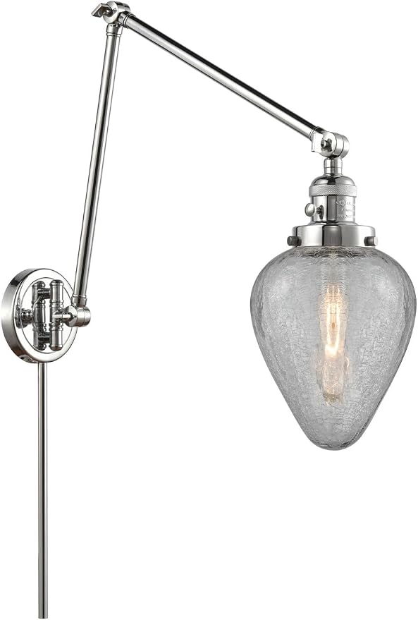 Innovations 238-PC-G165-LED LED Swing Arm Lamp from Franklin Restoration Collection