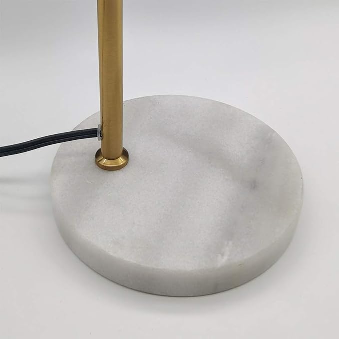 Hsyile Lighting KU300234 Simple Modern Design Creative Bedroom & Living Room Table Lamp, Brass Finish