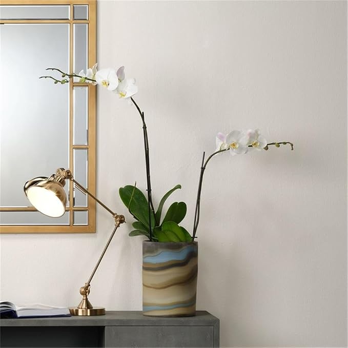 Jamie Young Co J&D Designs Wallace Traditional Metal Table Lamp with Adjustable Hood in Brass