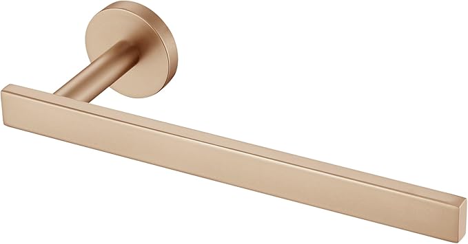 Hand Towel Ring Bathroom Towel Holder Modern Small Bath Towel Bar Wall Mount Champagne Bronze Stainless Steel AN3001CPG