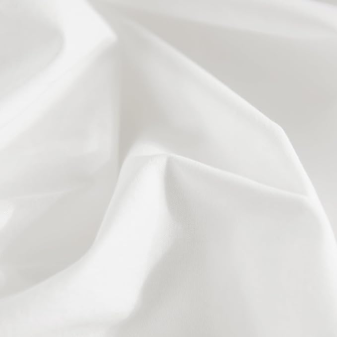 NEXHOME PRO Duvet Cover Set Oversized Queen 98"x98" Linen Look Textured White Organic Natural 100% Washed Cotton Duvet Cover 3 Pieces Bedding Set Zipper Closure, Breathable, Soft (No Comforter)