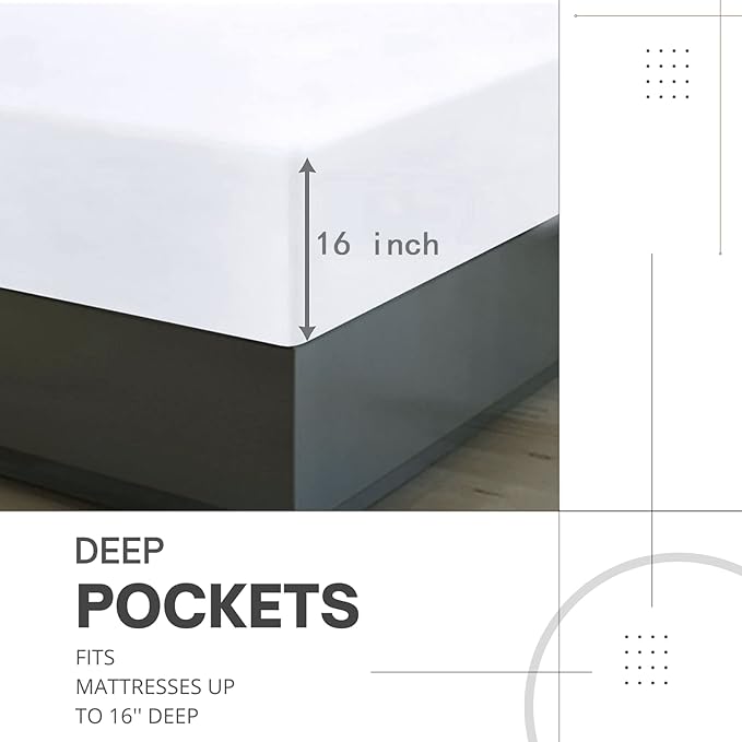 Mid Century Modern Sheets Queen Size, Neutral Geometric Bed Sheet Set, Olive Green Orange Bedding Sheet Sets 4 Piece, Soft Microfiber Deep Pocket Fitted Sheet & Flat Sheet & 2 Pillowcases