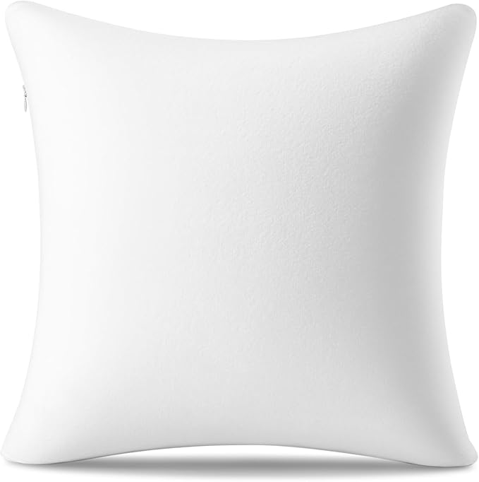 AM AEROMAX 16x16 Throw Pillow Memory Foam Pillow Insert Sham Square for Decorative Cushion Bed Couch Sofa Without Deform After Longtime Use