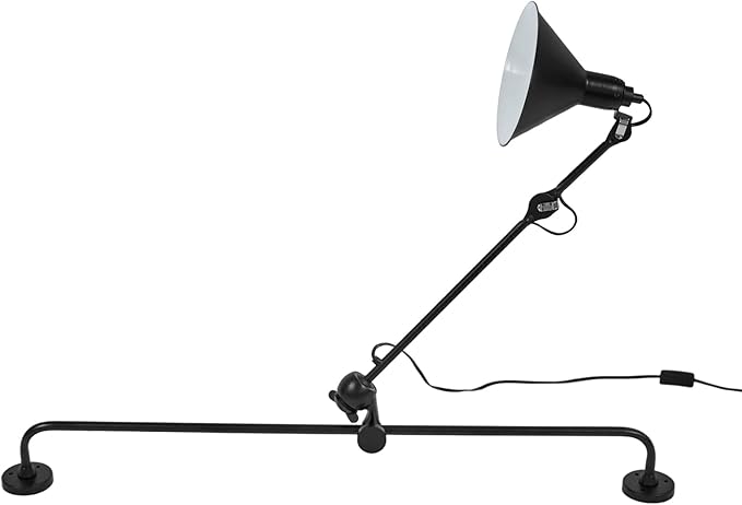 Swing Arm Wall Lamp, Black Industrial Swing Arm Wall Light, Nordic Adjustable Long Arm Wall Sconces Lamp Metal Double-arms Folding Architect Work Wall Mount Lighting for Bedroom Reading Living Room