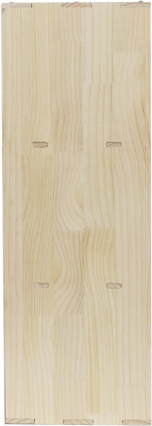 12-Cube Storage Organizer Solid Wood Cube Shelf with Deep Compartments, 220 lbs Capacity Wooden Cubby Bookcase for Living Room, Office, Dorm (12 Cube)