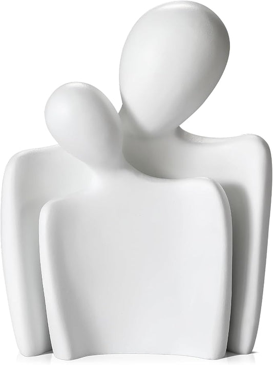 vomiceak Sculptures Home Decor Lover Statues- 6 Inch, Modern Home Decor Couple Statues，Decorations for Living Room Office Bookshelf Bedroom