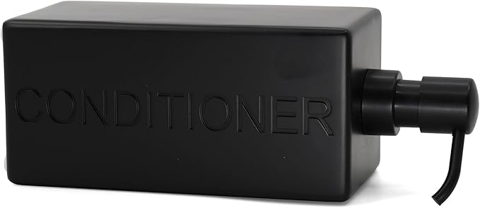 Rectangular Resin Dispenser Premium Bathroom Shampoo Conditioner Body Wash Bottle Modern Refillable Pump Design