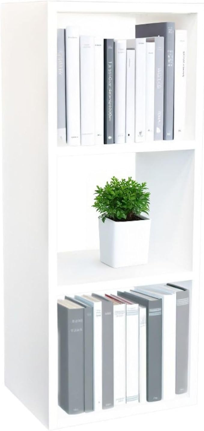 Custom Sized 3-Cube Cubby; Choose color, width, depth, and height. Units are 3/4 inch thick premium grade melamine for strong, solid unit. Easy assembly. Place on the floor or mount on a wall.