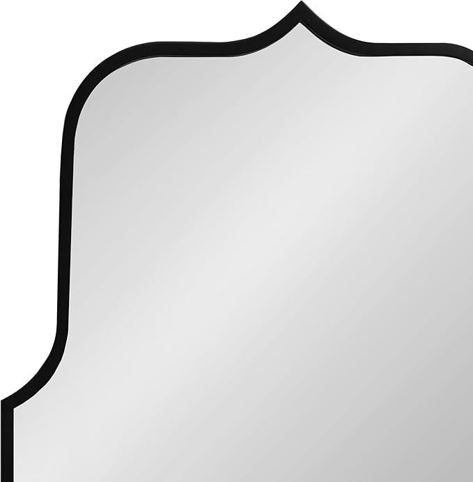 Kate and Laurel Gezella Scallop Arched Wall Mirror