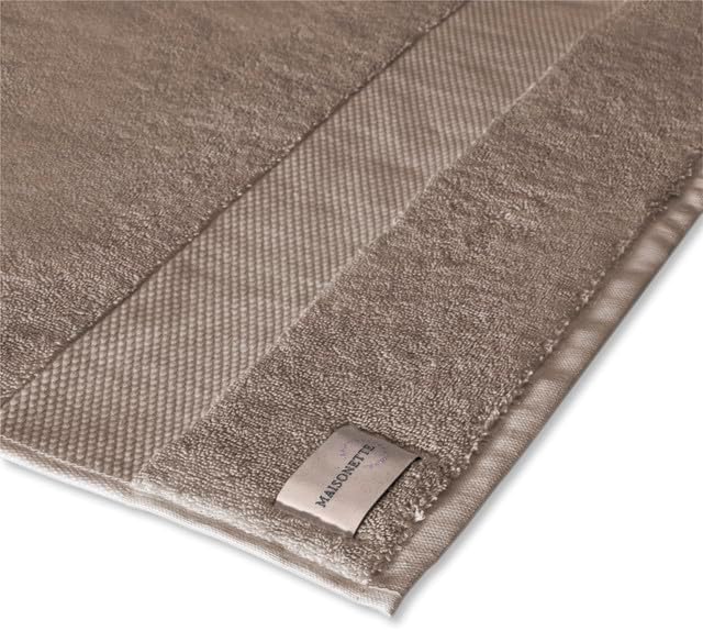 Maisonette Elegance 100% Organic Cotton Turkish Bath Sheets Soft Absorbent Oversized Bathroom Towels Ideal Quick Dry Extra Large Luxury Bath Towel Set for Shower (35" x 70", 2 Pack) Light Brown (Dune)