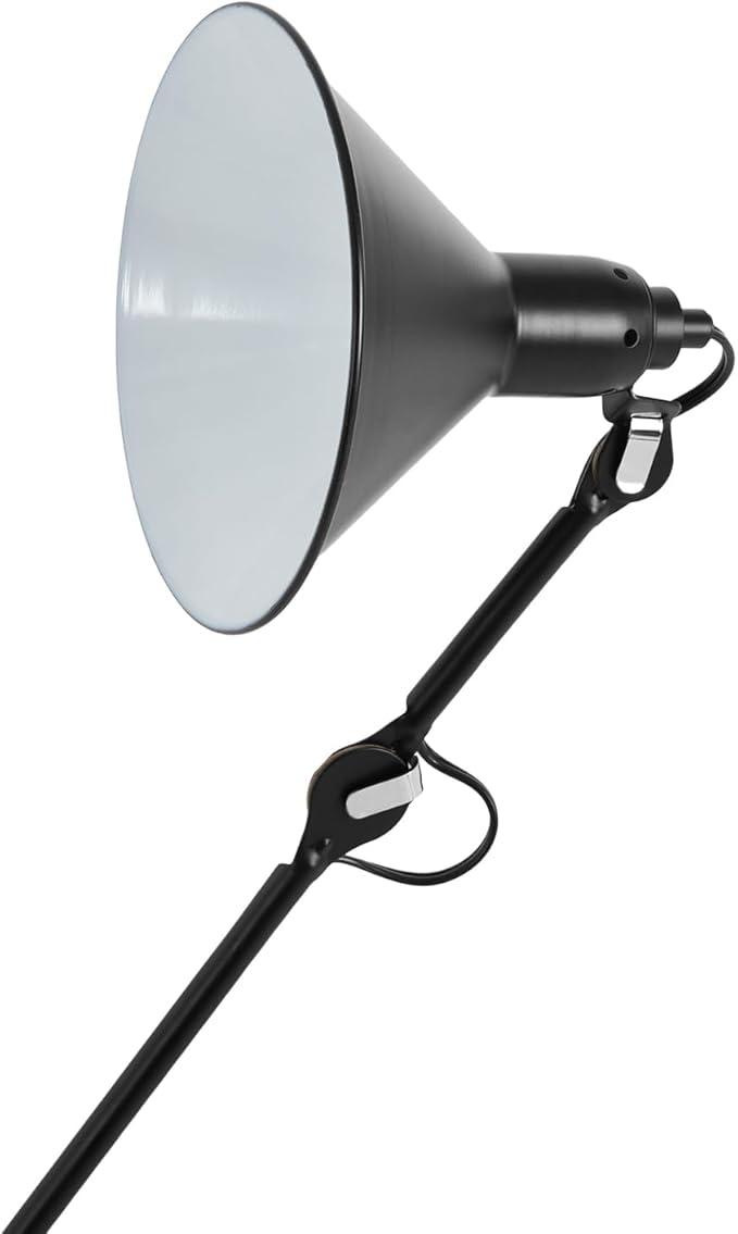 Swing Arm Wall Lamp, Black Industrial Swing Arm Wall Light, Nordic Adjustable Long Arm Wall Sconces Lamp Metal Double-arms Folding Architect Work Wall Mount Lighting for Bedroom Reading Living Room