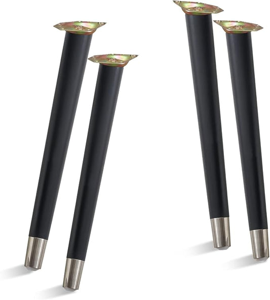 TEMI 16" Wood Table Legs – Premium Set of 4 Wooden Furniture Legs for Desk, Coffee Table, Bench, Chair, Dresser, Bed, and Cabinet – Strong, Durable and Easy to Install