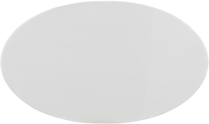 Lippa 60" Oval Wood Top Dining Table - White