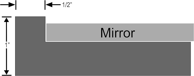 OVALCREST - Oval Wooden Beveled Wall Mirror for Home Decor, Bathroom, Vanity, Bedroom, Living Room, Hallway - London Style (Gold Paint) 17.1 x 13.1