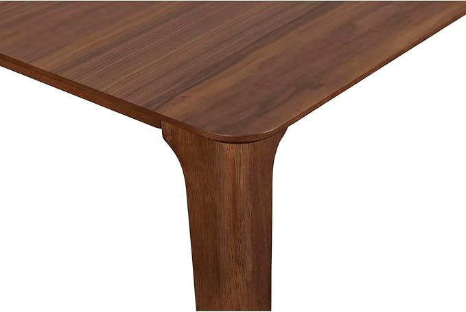 New Classic Furniture Oscar 60" Rectangle Wood Dining Table, Walnut