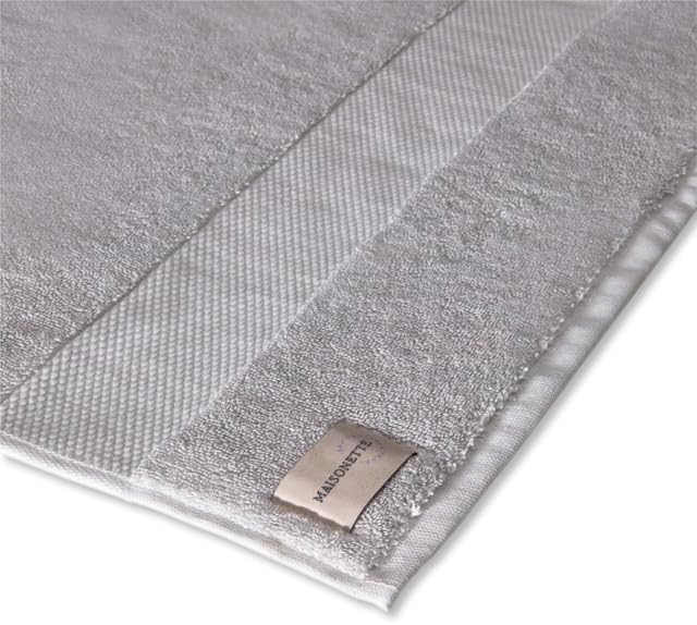 Maisonette Elegance 100% Organic Cotton Turkish Bath Sheets Soft Absorbent Oversized Bathroom Towels Ideal Quick Dry Extra Large Luxury Bath Towel Set for Shower (35" x 70", 2 Pack) Pewter