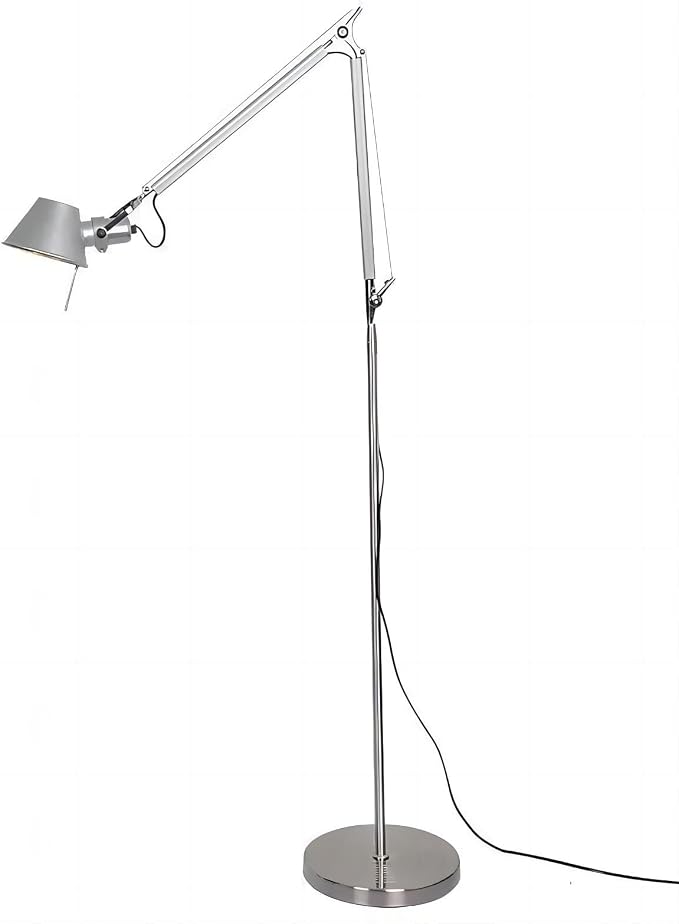 LIGHTLAND Modern Minimalist Medieval ins Wind Floor lamp Living Room Bedroom Study Table Double Rocker arms Adjustable Fishing Light Reading Light - Large