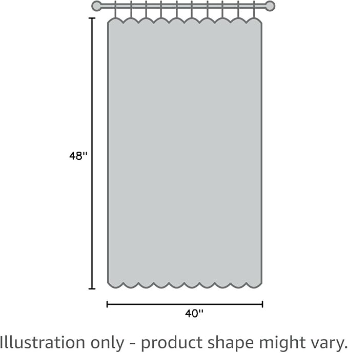 LOAAO 48x40 Inch White Metal Framed Bathroom Mirror for Wall, Large Rounded Rectangle Mirror, Anti-Rust, Tempered Glass, Hangs Horizontally or Vertically