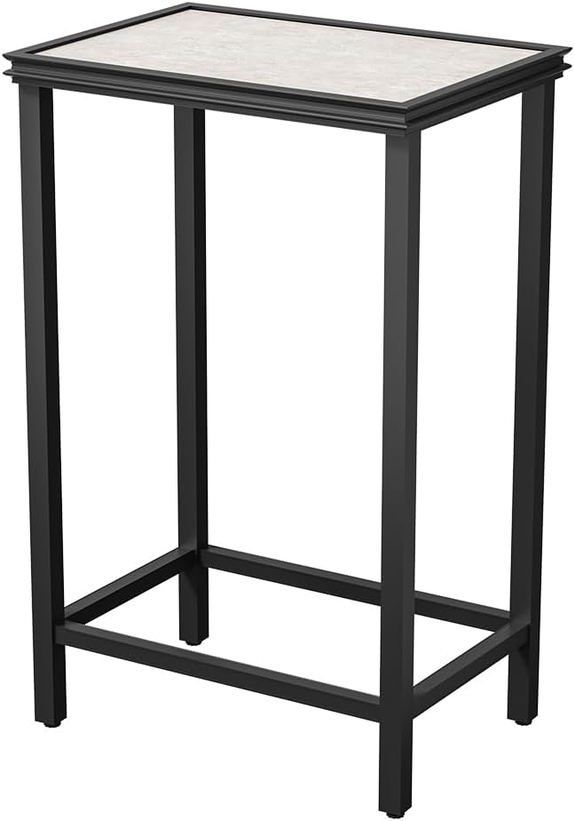 Tall Plant Stand Indoor, Modern Black Aluminum Alloy Plant Shelf, Corner Flower Pot Holder Organizer for Living Room, Balcony, Patio, Garden (L15.8 x W23.6 x H19.7 inch)