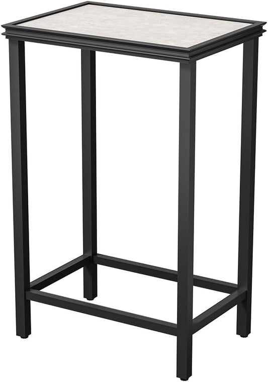 Tall Plant Stand Indoor, Modern Black Aluminum Alloy Plant Shelf, Corner Flower Pot Holder Organizer for Living Room, Balcony, Patio, Garden (L15.8 x W23.6 x H19.7 inch)
