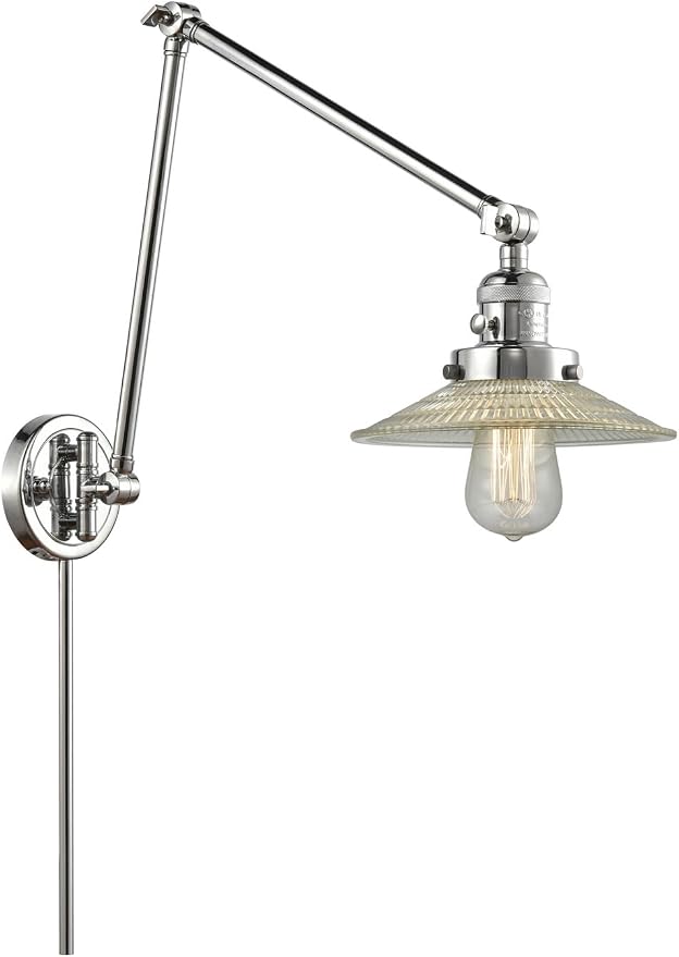 Innovations Lighting 238-PC-G2 Franklin Restoration One Light Swing Arm Lamp Lamp Chrome