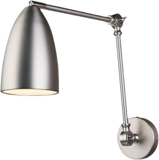 Adjustable Swing Arm Wall Sconce Reading Lamp, Retro Industrial Wall Mounted Lamp,Pendant Lighting Ceiling