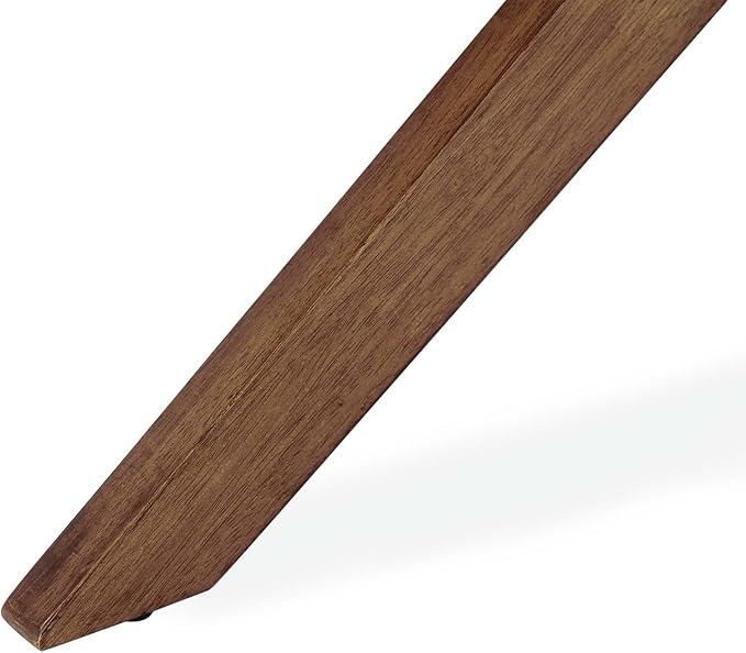 Modway Crossroads 47" Round Wood Dining Table, Walnut