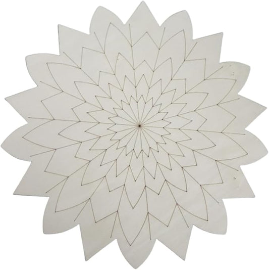 HouseVibe Geometry Wood Wall Art Ornament Bohemian Sculpture Decoration for Bathroom Bedroom Entryway Hallway Dining Room- Style I