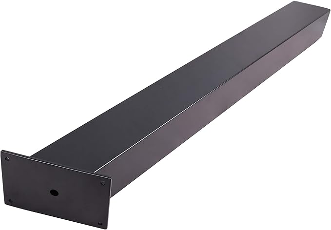 4PCS x 28" Angled Steel Dining Table Legs, Steel Coffee Table Legs, Office Table Legs,Computer Desk Legs,Industrial Kitchen Table Legs,Black