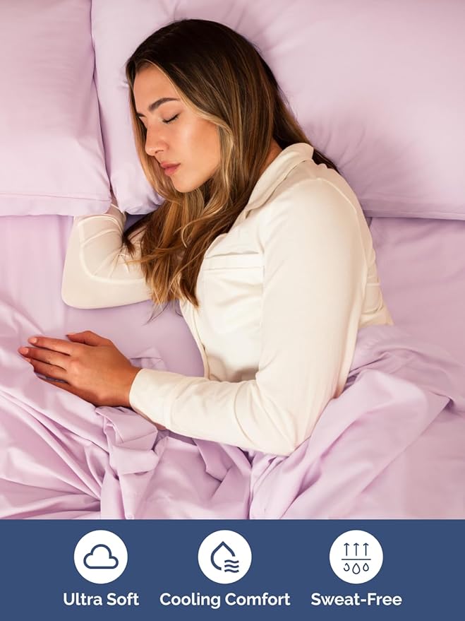 Extra Deep Queen Sheet Set - 6 Piece Breathable and Cooling Sheets - Hotel Luxury Bedding for Women, Men, Kids & Teens - Easy Secure Fit - Soft, Wrinkle Free & Comfy - Extra Deep Pockets - Light Pink