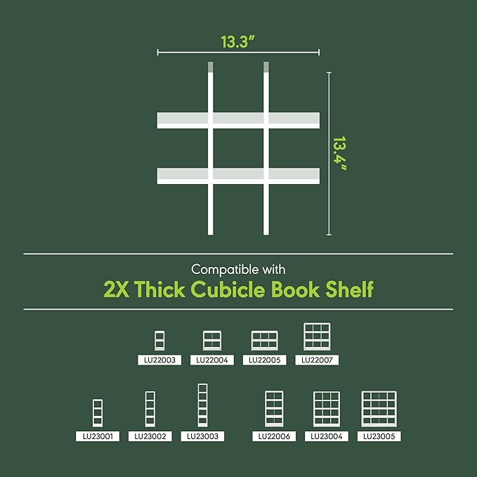 Furinno Cubicle Cube Insert, 9-Compartment Cube Organizer, Fits into Furinno Extra Thick Cubes, for Organizers and Storage, Plain White (Does not fit IKEA Kallax Shelving)