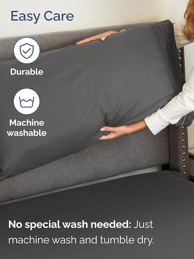 Extra Deep Queen Sheet Set - 6 Piece Breathable and Cooling Sheets - Hotel Luxury Bedding for Women, Men, Kids & Teens - Easy Secure Fit - Soft, Wrinkle Free and Comfy - Extra Deep Pockets - Charcoal
