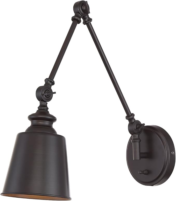 TW90033ORB 1-Light Swing Arm Lamp (2-Pack) in Oil Rubbed Bronze