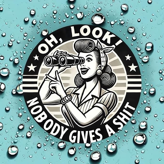 1pc Humorous Quote Round Iron Sign, 8x8 Inch "Nobody Gives a Shit" Wall Art, Decorative Metal Plaque for Home, Garage, Street, Backyard, Club, Bar, Cafe - Gift Idea