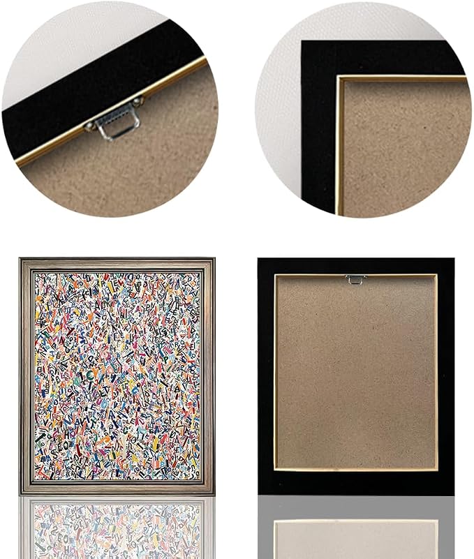 Vintage Framed Colorful Abstract Wall Art Banksy Painting Artwork Graffiti Canvas Print Poster Pictures for Bedroom Living Room Bahtroom Home Office Decor