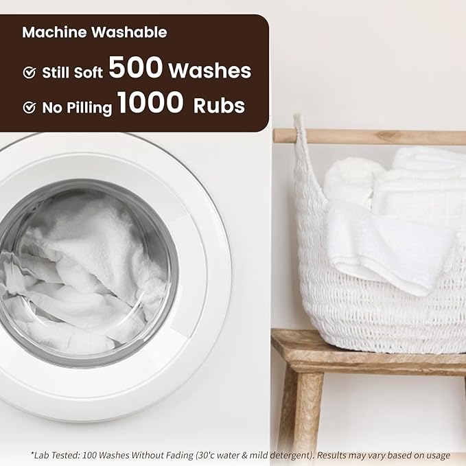 SEMAXE 100% Cotton Washcloths for Bathroom - 24 Pack, Quick-Dry Face Towels with Hanging Loop, Highly Absorbent and Soft, 13x13 Inch, Blue
