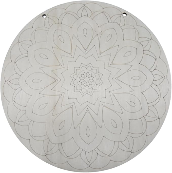 HouseVibe Geometry Wood Wall Art Ornament Bohemian Sculpture Decoration for Bathroom Bedroom Entryway Hallway Dining Room- Style J
