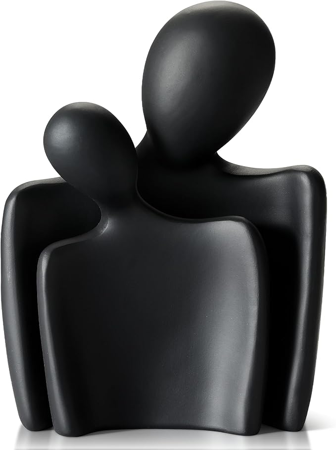 vomiceak Sculptures Home Decor Lover Statues- 6 Inch, Modern Home Decor Couple Statues，Decorations for Living Room Office Bookshelf Bedroom