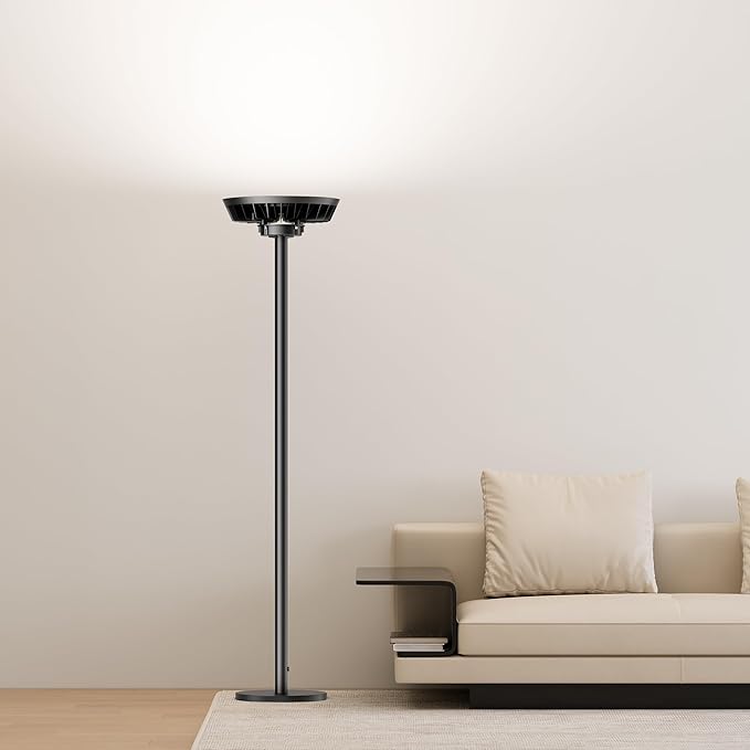 Homelist The Brightest Indirect Lighting Floor Lamp, 500W 40000LM Standing Lamp, Super Bright Upward Light, No Glare for Livingroom, Design Room, Painting Room, Open-Plan Spaces, Reading & Work