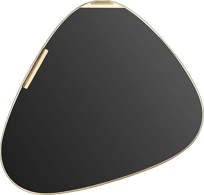 Signature Hardware 484226 Platt 30-3/4" x 33-1/4" Asymmetrical Framed Bathroom Mirror - Matte Black